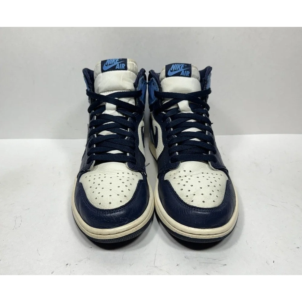 Jordan 1 Retro OG‎ High Obsidian UNC 2019 555088-140 Men's Size 8 Shoes